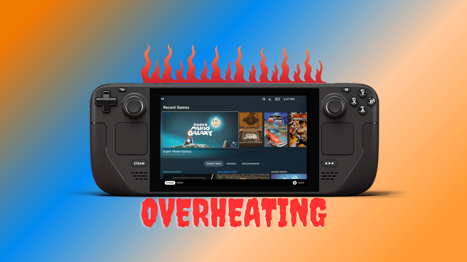 How to fix Steam Deck overheating problem(shut down, fps drops, etc…)?  - With EasySMX D10