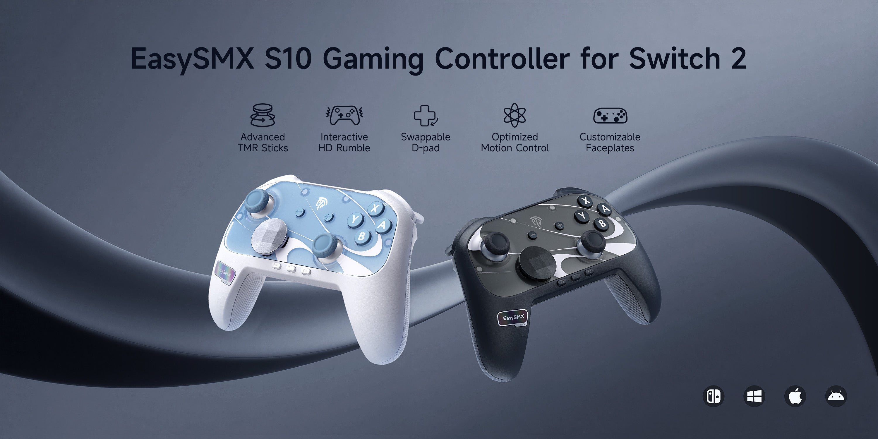 EasySMX Introduces S10 Game Controller – Tailored for Switch 2 Gamers With TMR Sticks, HD Rumble