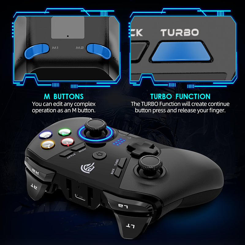 EasySMX 9110 wireless pc controller with paddles