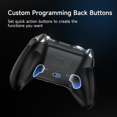 EasySMX X10 wireless pc controller for steam with back buttons