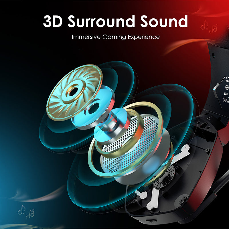 EasySMX C07W gaming headset 7.1 surround sound