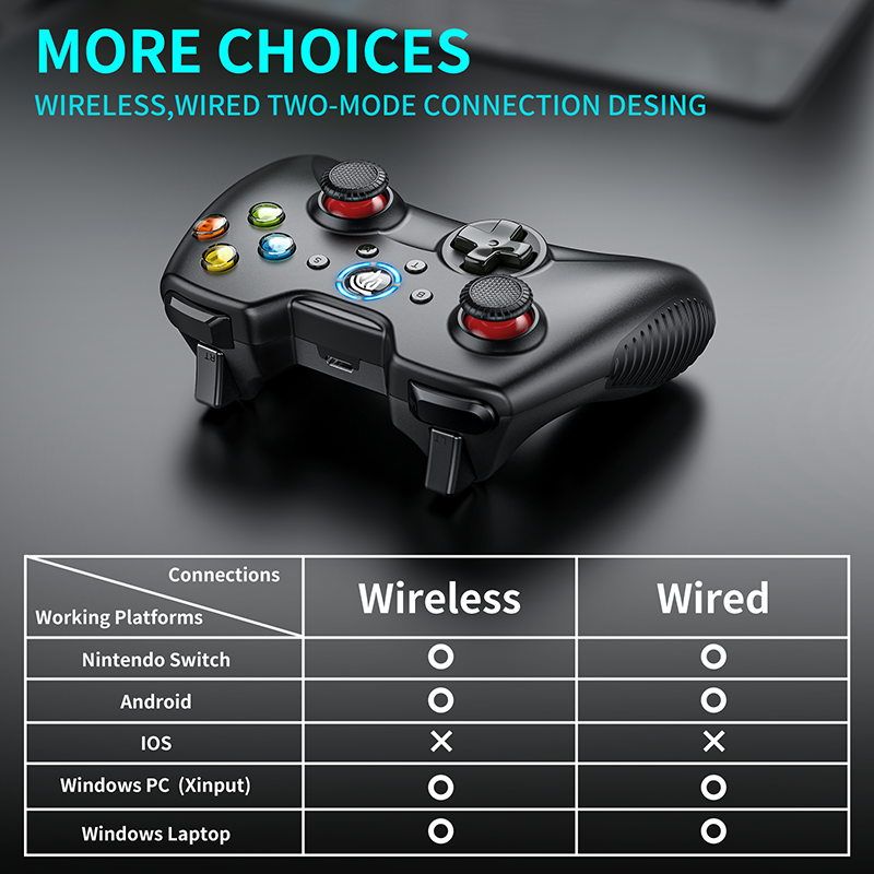 EasySMX 8236 usb wireless gaming controller for pc