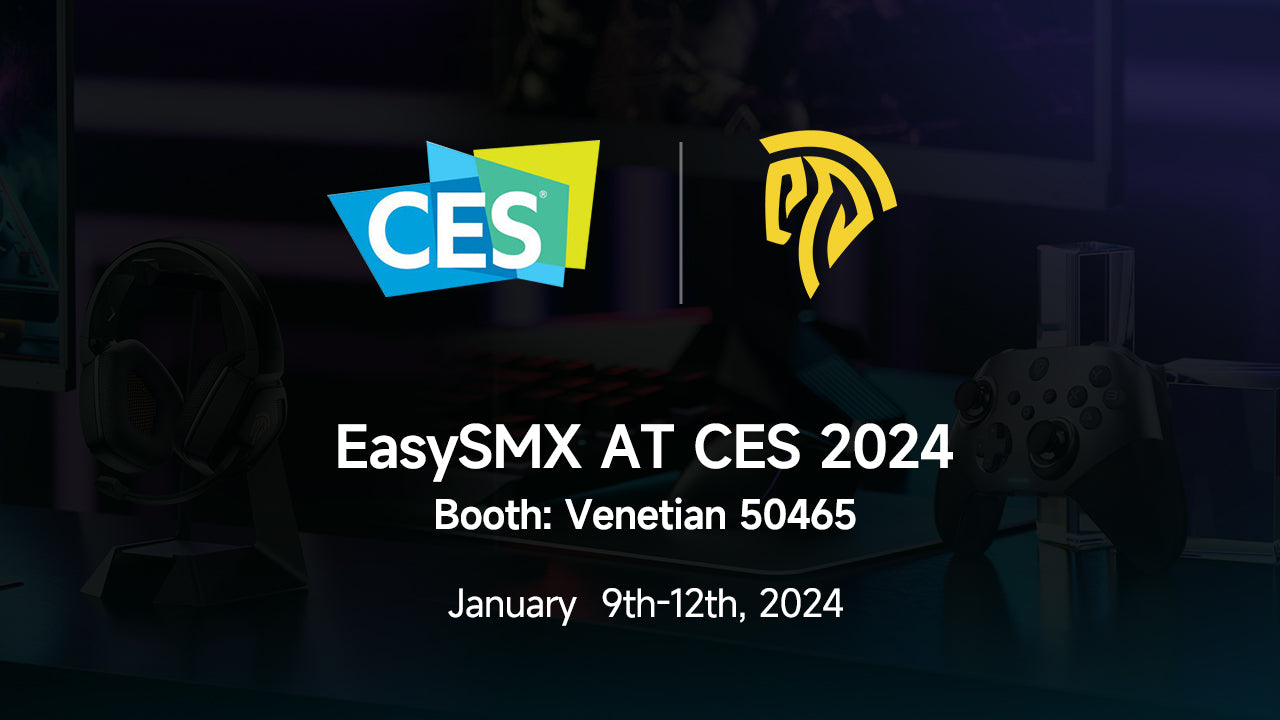 EasySMX Leads Gaming Tech Innovation at CES 2024 with New Product Lineup