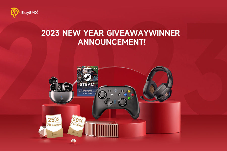 Winner Announcement: EasySMX 2023 New Year GIVEAWAY