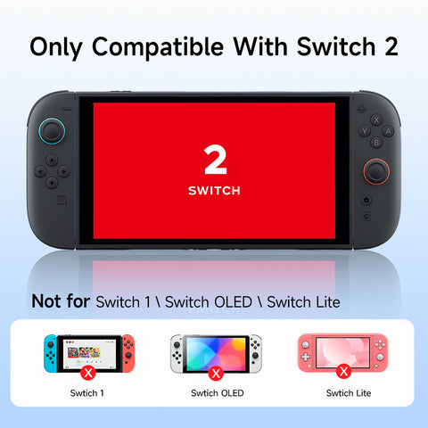 EasySMX® 4-in-1 Bundle: Carrying Bag, Screen Protector, Sticks Caps, Joy-Con Cover for Switch 2