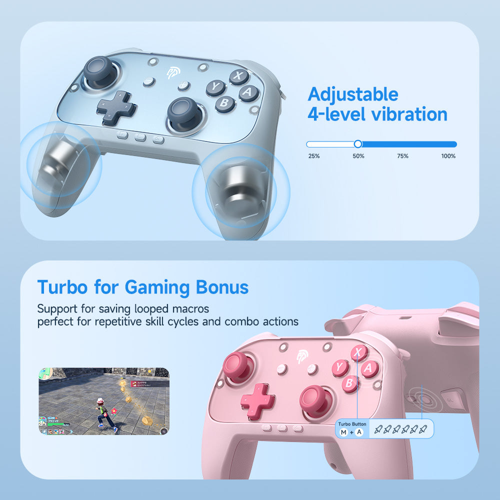 EasySMX® S10 Lite Gaming Controller for Switch 2: Wake up, Back Button and 9-Axis Motion Control (Pre-order)