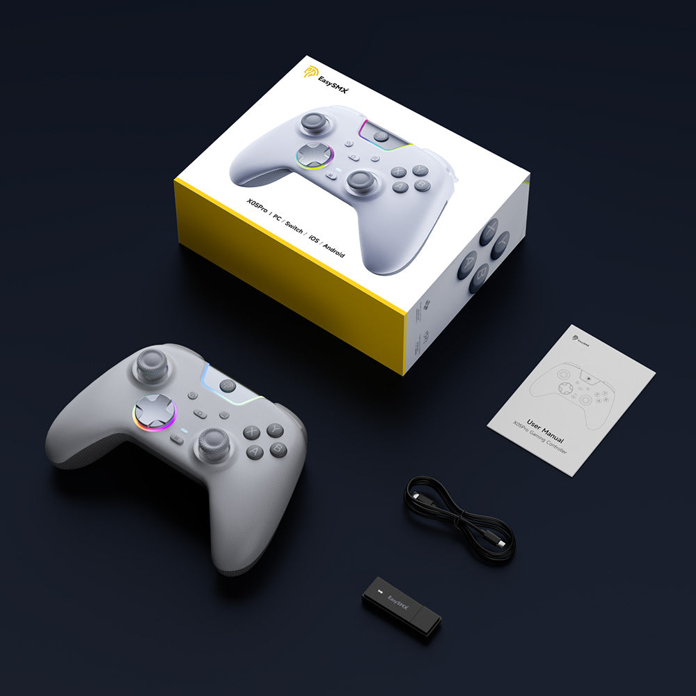 EasySMX X05Pro Gaming Controller | Quiet Buttons, Dual-Stage Triggers ...