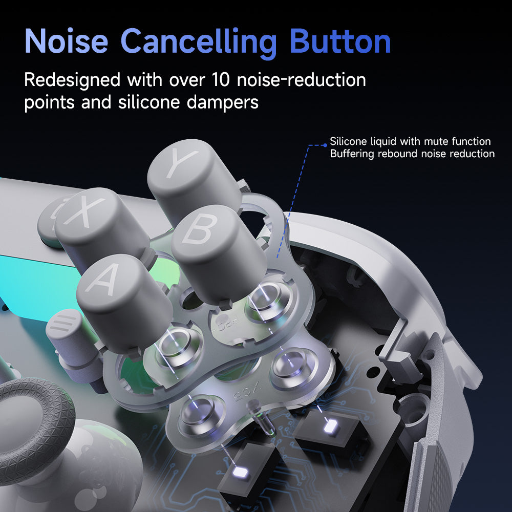 EasySMX® X05 Pro Multiplatform Wireless Gaming Controller with Noise-canceling Button