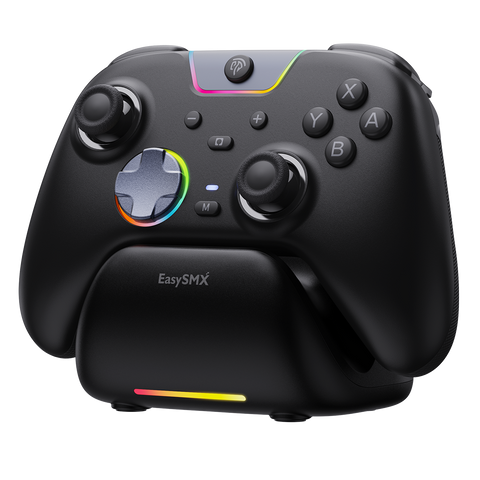 Controller da gioco EASYSMX S10 per Switch 2: risveglio, joystick TMR, vibrazione HD - Bianco