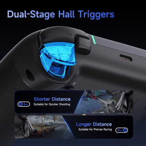 EasySMX® X05 Pro Multiplatform Wireless Gaming Controller with Noise-canceling Button