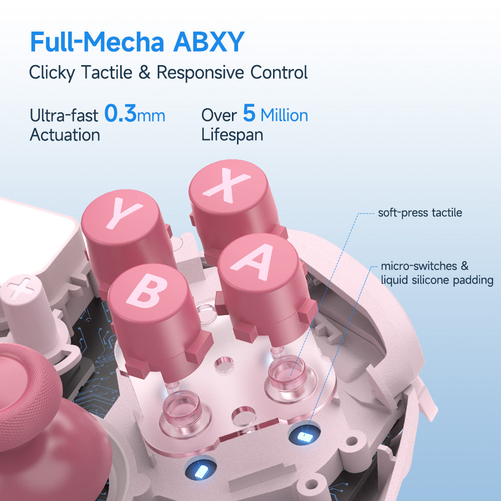 EasySMX® S10 Lite Gaming Controller for Switch 2: Wake up, Back Button and 9-Axis Motion Control (Pre-order)