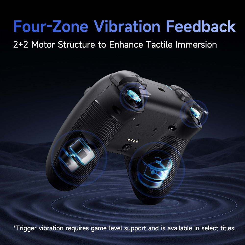 EasySMX X05Pro Gaming Controller | Quiet Buttons, Dual-Stage Triggers Lock, Impulse Triggers EasySMX EasySMX X05Pro Gaming Controller | Quiet Buttons, Dual-Stage Triggers Lock, Impulse Triggers EasySMX