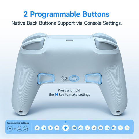 EasySMX® S10 Lite Gaming Controller for Switch 2: Wake up, Back Button and 9-Axis Motion Control (Pre-order)