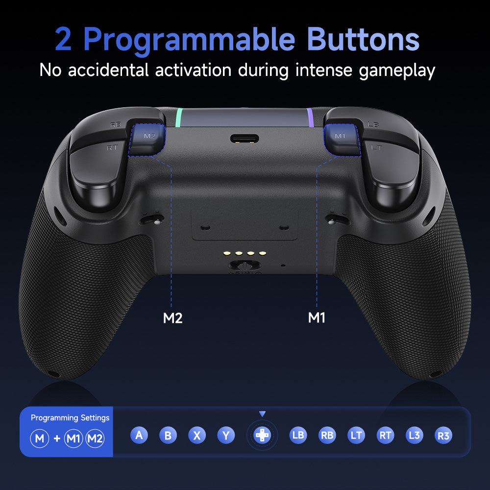 EasySMX® X05 Pro Multiplatform Wireless Gaming Controller with Noise-canceling Button