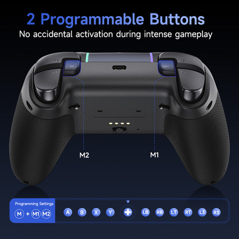 EasySMX® X05 Pro Multiplatform Wireless Gaming Controller with Noise-canceling Button