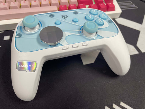 EASYSMX S10 Gaming Controller for Switch 2: Wake up, TMR Sticks, HD Rumble - White