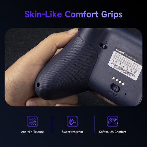 EasySMX® X05Pro Multiplatform Wireless Gaming Controller with Noise-canceling Button - Limited Edition: Aurora Purple(Pre-order)