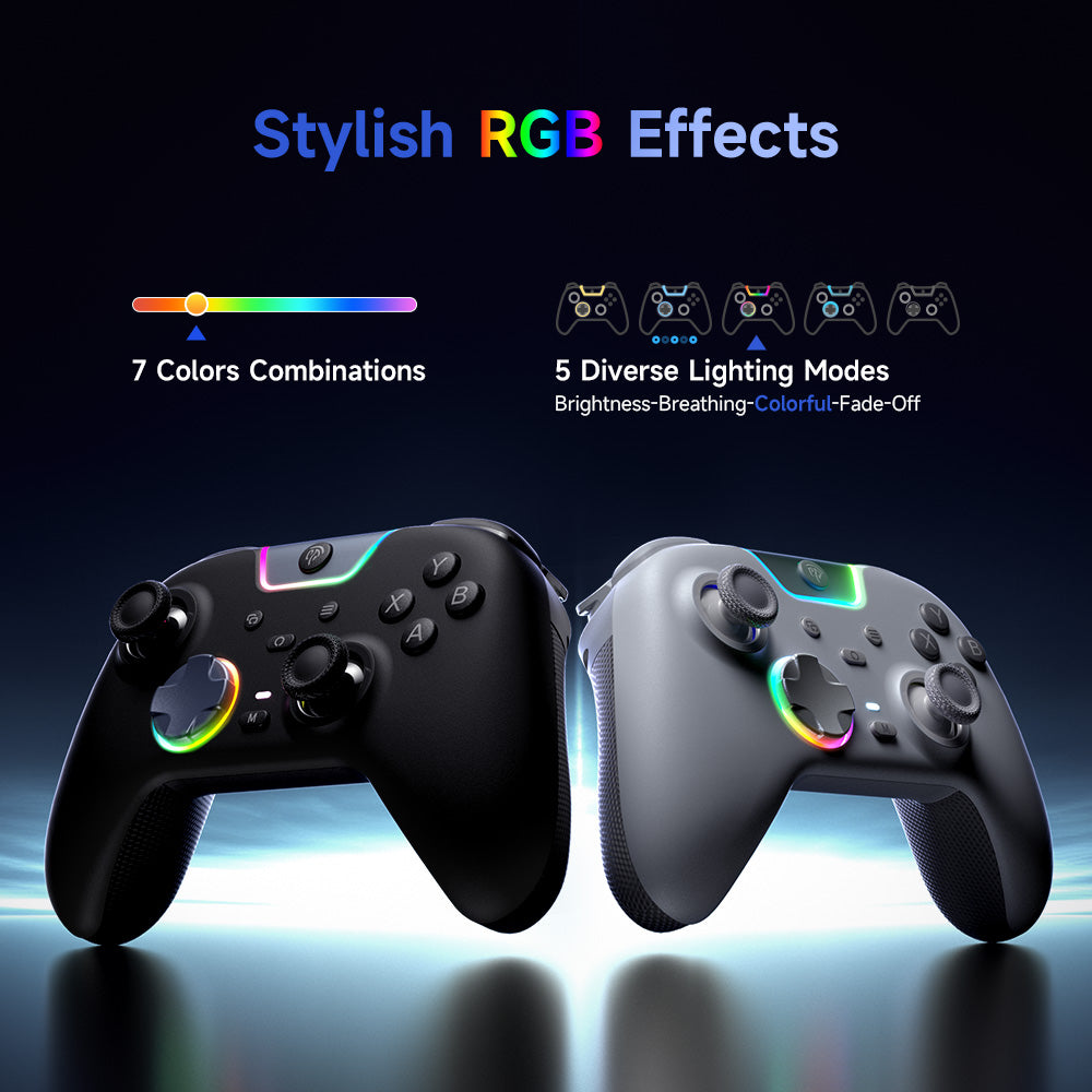 EasySMX® X05 Pro Multiplatform Wireless Gaming Controller with Noise-canceling Button