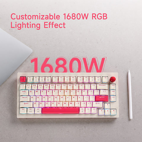 EasySMX A3 81 Keys RGB Backlit Wireless Mechanical Keyboard