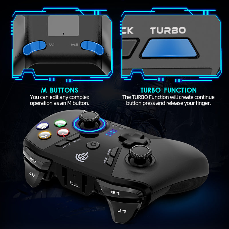 Manette PS4 sans fil avec batterie rechargeable PGP Wireless Bluetooth