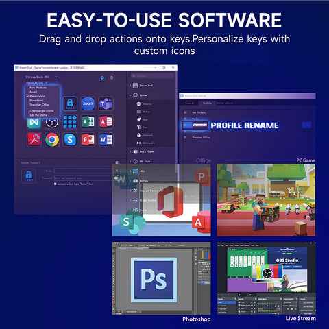 EasySMX® Visual Audio Mixer and Live Console
