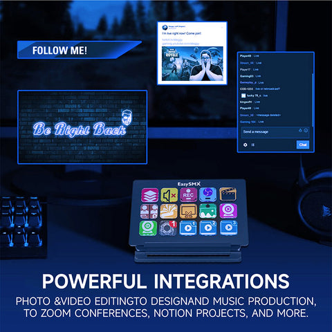 EasySMX® Visual Audio Mixer and Live Console