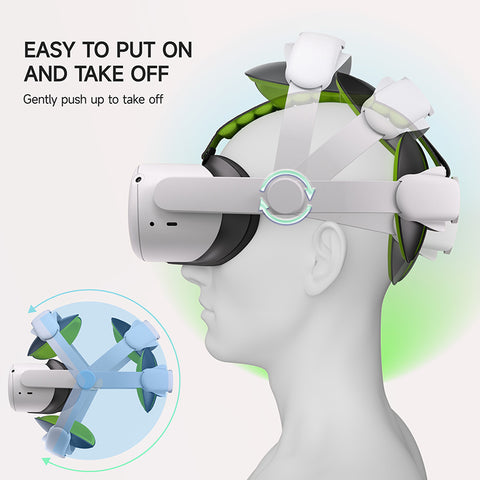 EasySMX Q20 VR Head Strap Accessory for Oculus Quest 2 with Adaptive Headrest