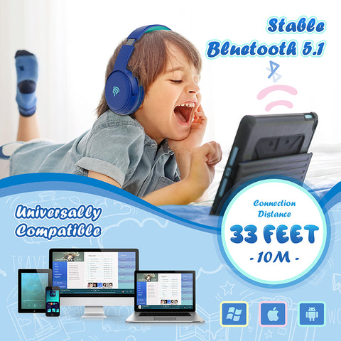 EasySMX E6 bluetooth child headphones